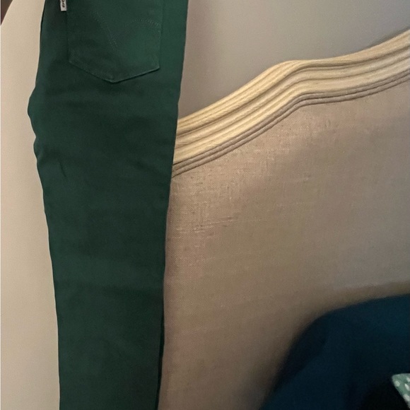 Levi’s 711 Skinny Green Denim Jeans. Girl’s 10 Regular. Only Worn once! - Picture 3 of 3